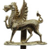Monmouth School O.T.C. Anodised (Staybrite) Cap Badge