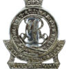 Surrey Yeomanry (Queen Mary's Regiment) Anodised (Staybrite) Cap Badge - Queen's Crown
