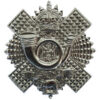 Highland Light Infantry (H.L.I.) Anodised (Staybrite) Cap Badge - King's Crown