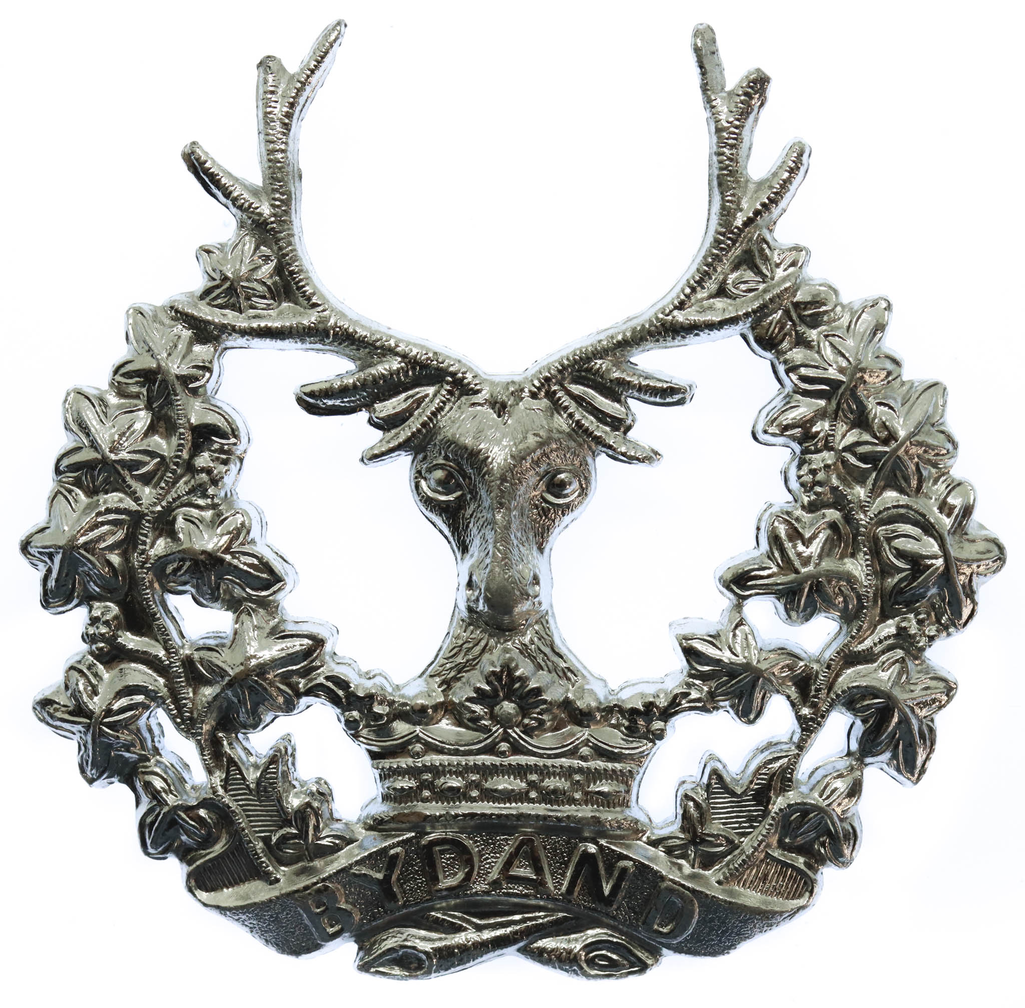 Gordon Highlanders Anodised (Staybrite) Cap Badge