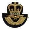 Royal Air Force (R.A.F.) Warrant Officer's Beret Badge - Queen's Crown