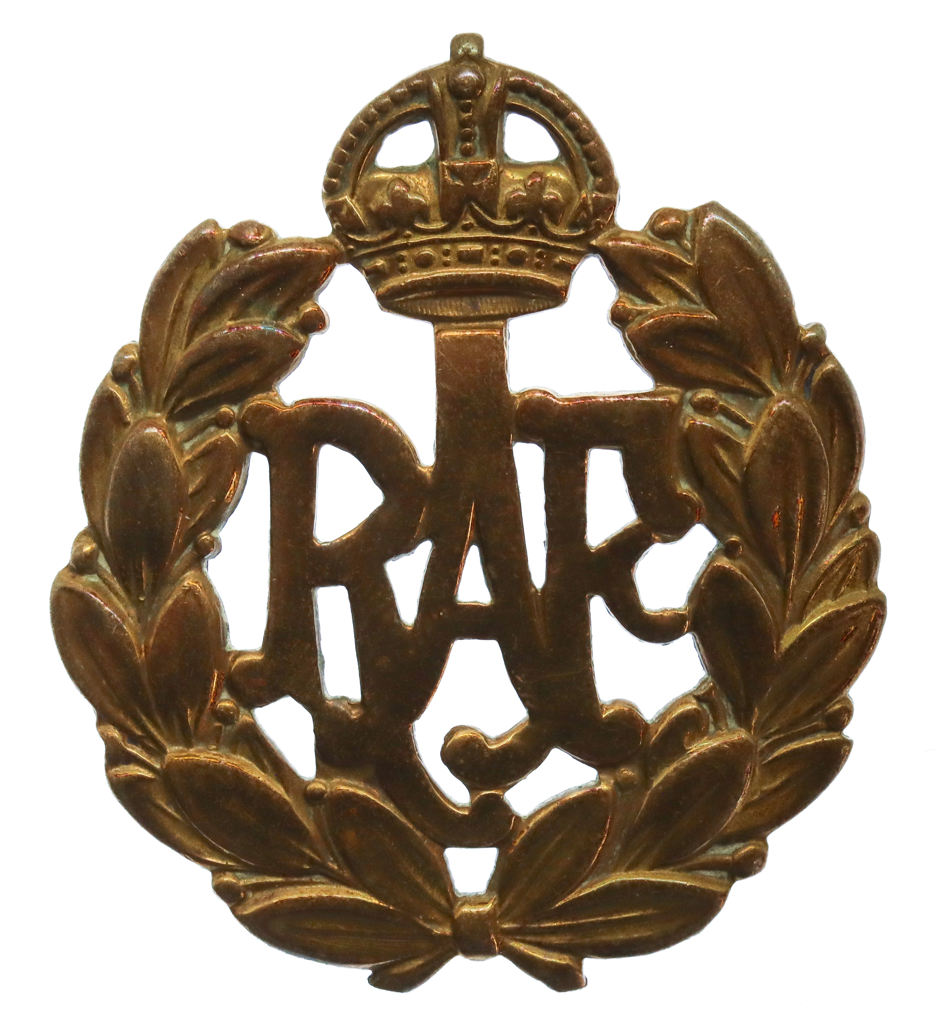 Royal Air Force (R.A.F.) Cap Badge - King's Crown