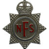 National Fire Service (N.F.S.) Cap Badge - King's Crown