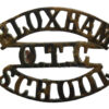 Bloxham School O.T.C. (BLOXHAM/OTC/SCHOOL) Shoulder Title