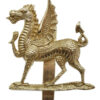 Monmouth School O.T.C. Anodised (Staybrite) Cap Badge