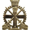 Army Apprentices School Anodised (Staybrite) Cap Badge - Queen's Crown