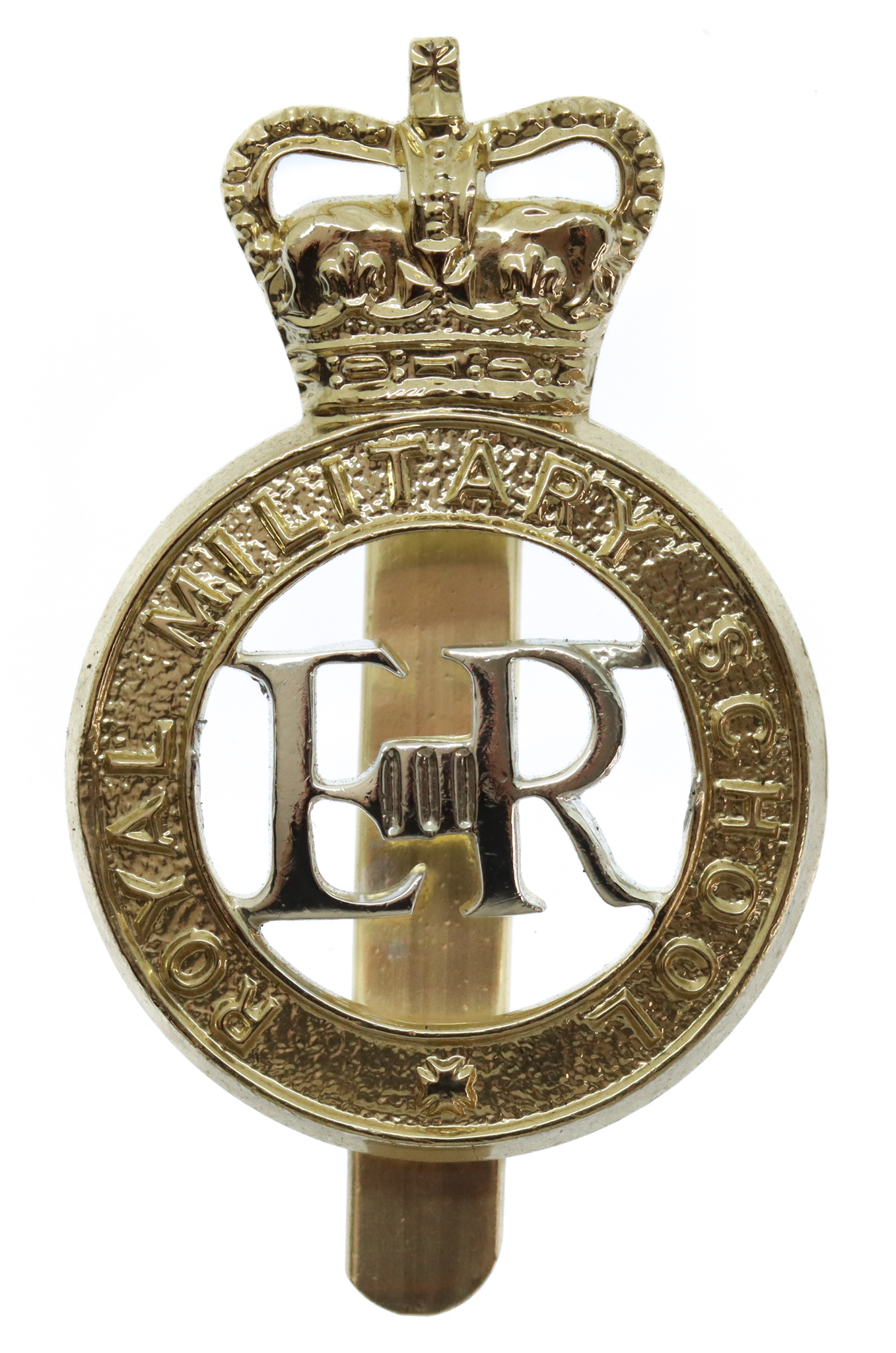 Duke of York's Royal Military School Dover Anodised (Staybrite) Cap Badge