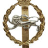 King's Own Royal Border Regiment Anodised (Staybrite) Cap Badge