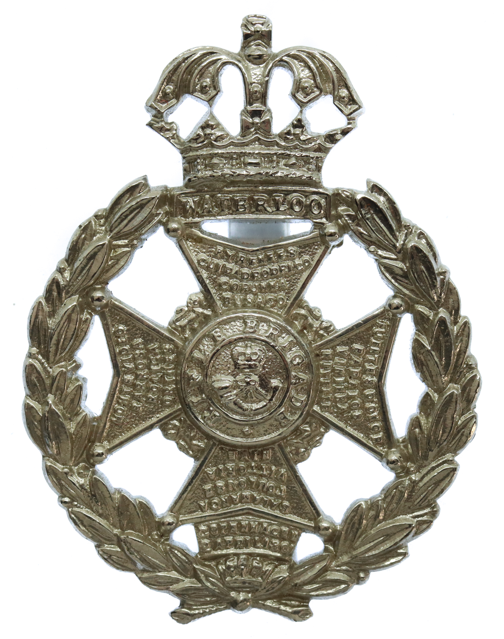 Rifle Brigade Anodised (Staybrite) Cap Badge (c.1956-1958)