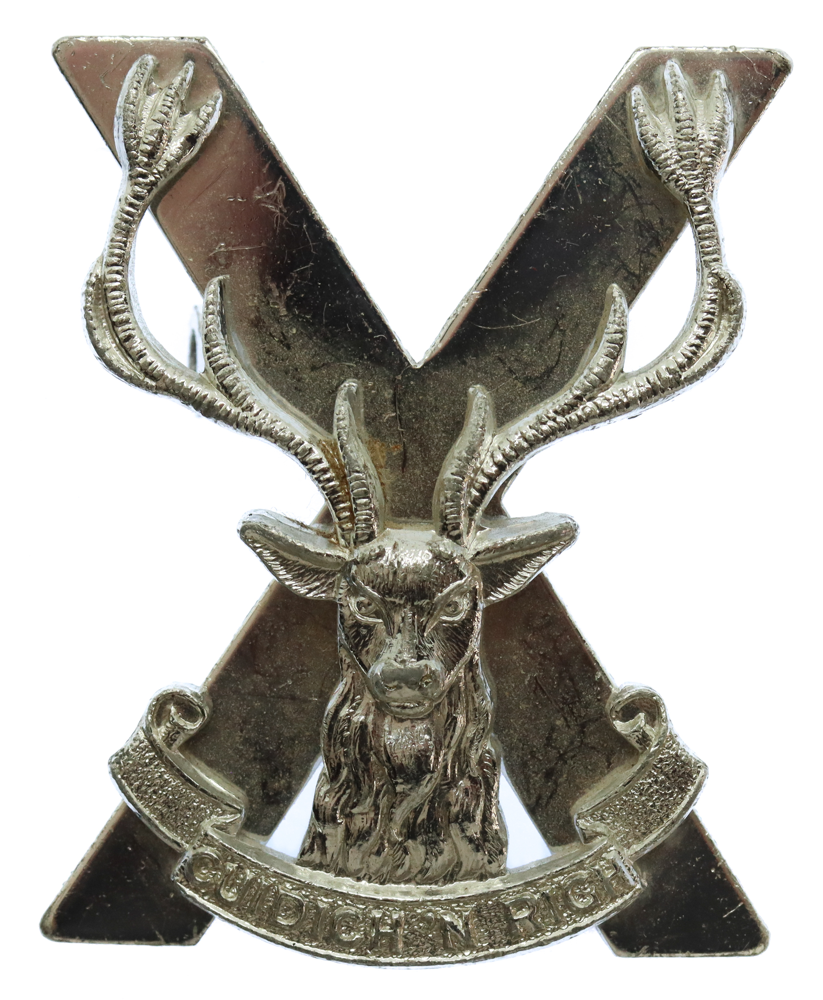 Highland Brigade Anodised (Staybrite) Cap Badge