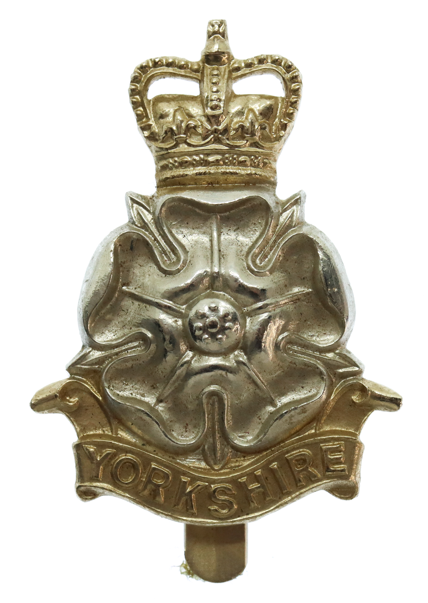 Yorkshire Brigade Anodised (Staybrite) Cap Badge