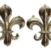 Pair of Manchester Regiment Officer's Silvered Collar Badges