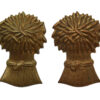 Pair of Lothians and Border Horse Collar Badges