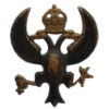 Lanarkshire Yeomanry Officer's Cap Badge - King's Crown