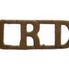 1st Royal Dragoons (1RD) Shoulder Title (c.1913-21)