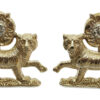 Pair of York & Lancaster Regiment Anodised (Staybrite) Collar Badges