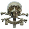 17th/21st Lancers Anodised (Staybrite) Cap Badge