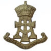 Green Howards (Yorkshire Regiment) Officer's Silvered Cap Badge 