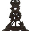 Pioneer Corps Officer's Service Dress Cap Badge - King's Crown