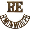 Royal Monmouthshire Royal Engineers (R.E./R.MONMOUTH) Shoulder Title
