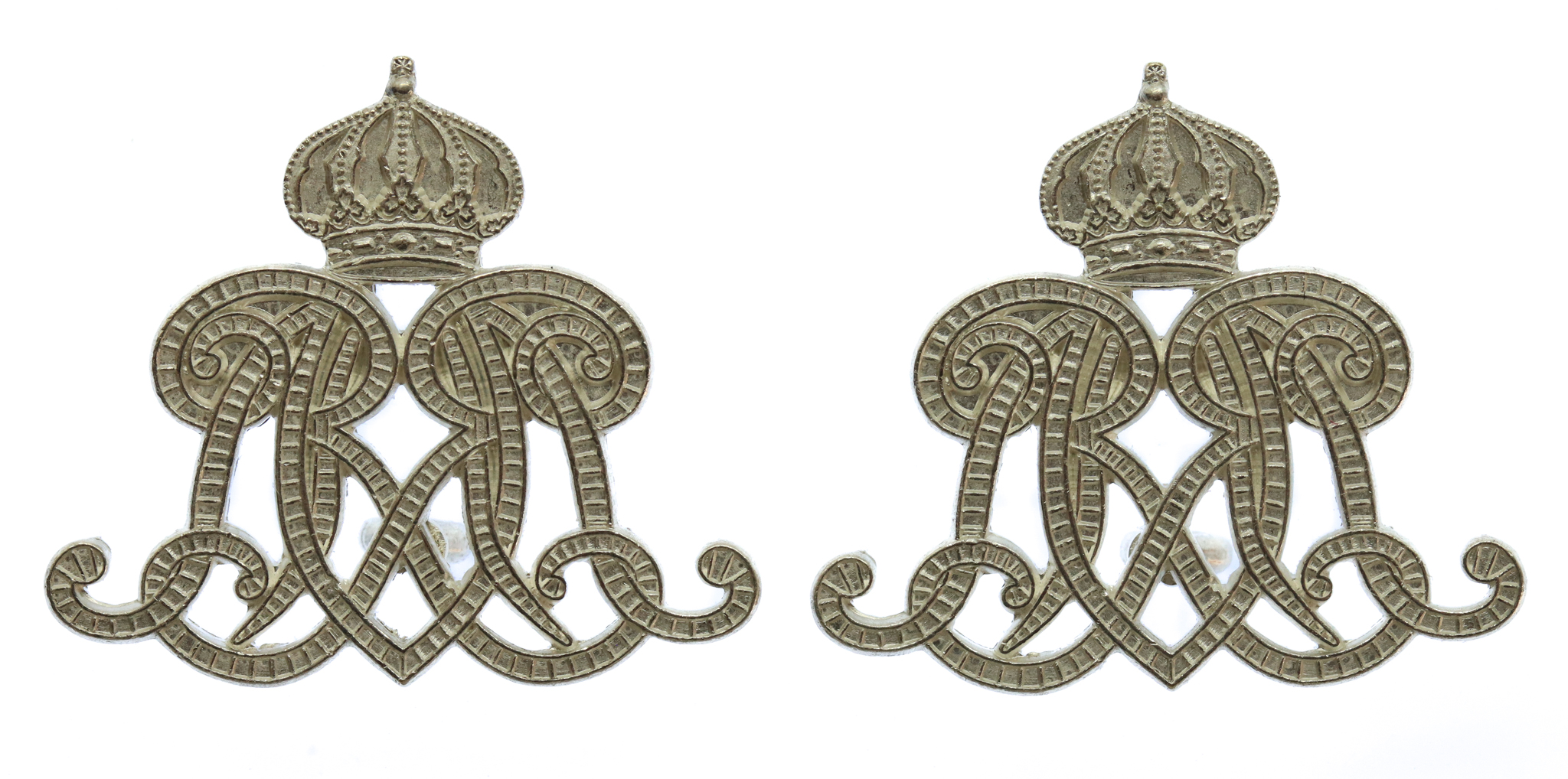 Pair of Royal Lancers Other Ranks Collar Badges