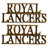 Pair of Royal Lancers (ROYAL/LANCERS) Shoulder Titles