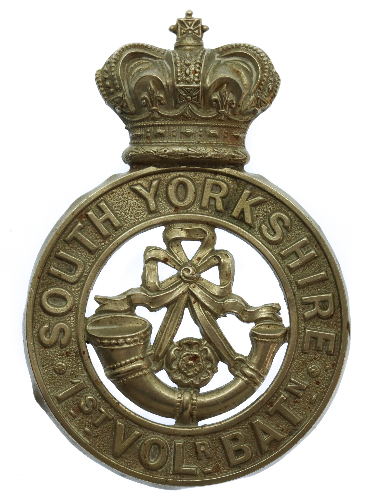 Victorian 1st Volunteer Bn. South Yorkshire Regiment Glengarry Badge (c.1883-96)