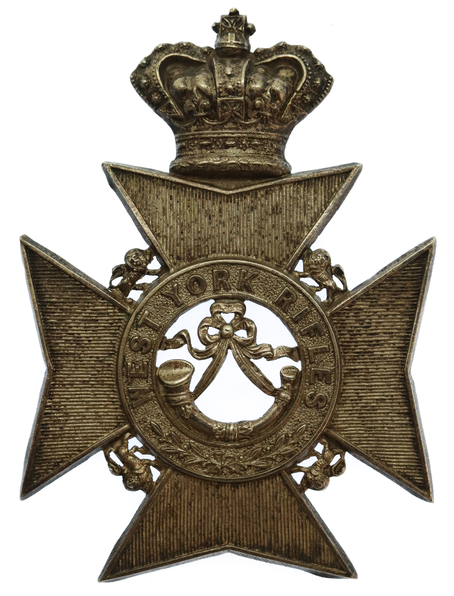 West York Rifles Officer's Helmet Plate (C.1878-81)