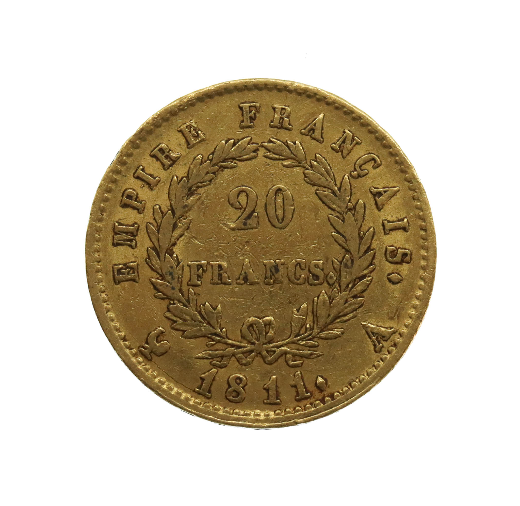 France 1811 A Napoleon I Gold 20 Francs Coin