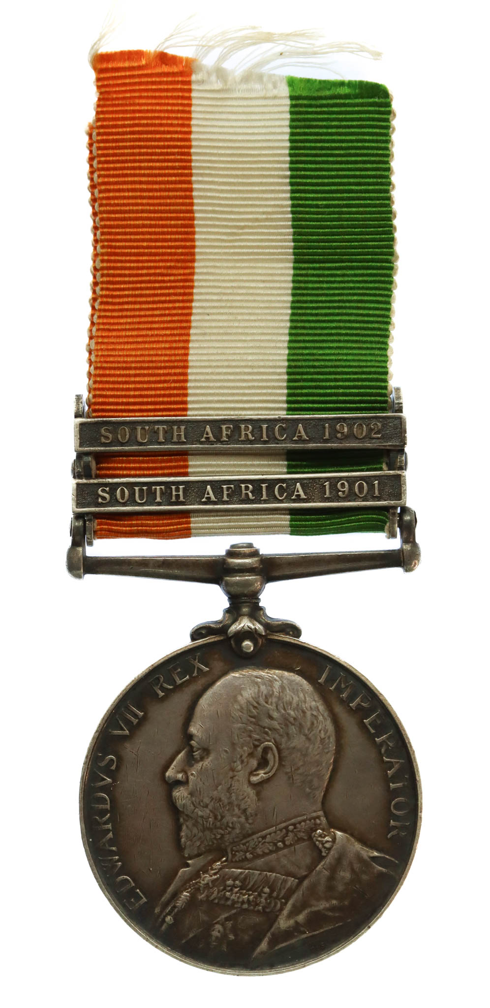 King's South Africa (Clasps - South Africa 1901, South Africa 1902) - Pte. S.H. Robbins, Army Service Corps