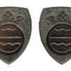 Pair of Cambridgeshire Constabulary Collar Badges