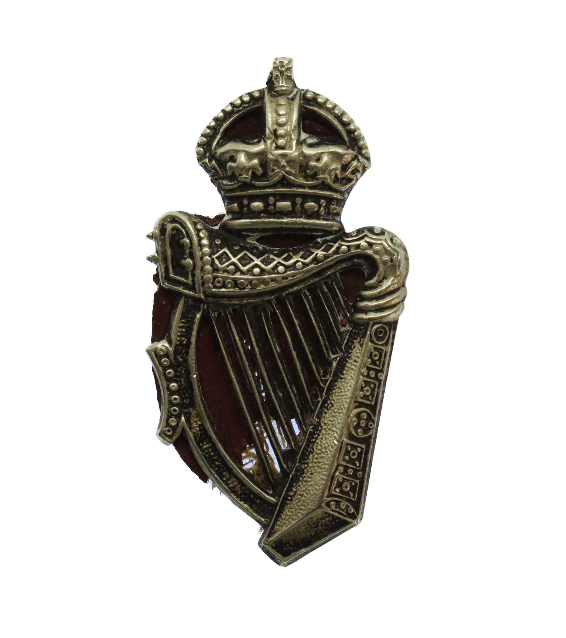 Royal Ulster Constabulary (R.U.C.) Collar Badge - King's Crown
