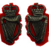 Pair of Royal Ulster Constabulary (R.U.C.) Collar Badges - Queen's Crown