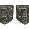 Pair of Sussex Constabulary Collar Badges