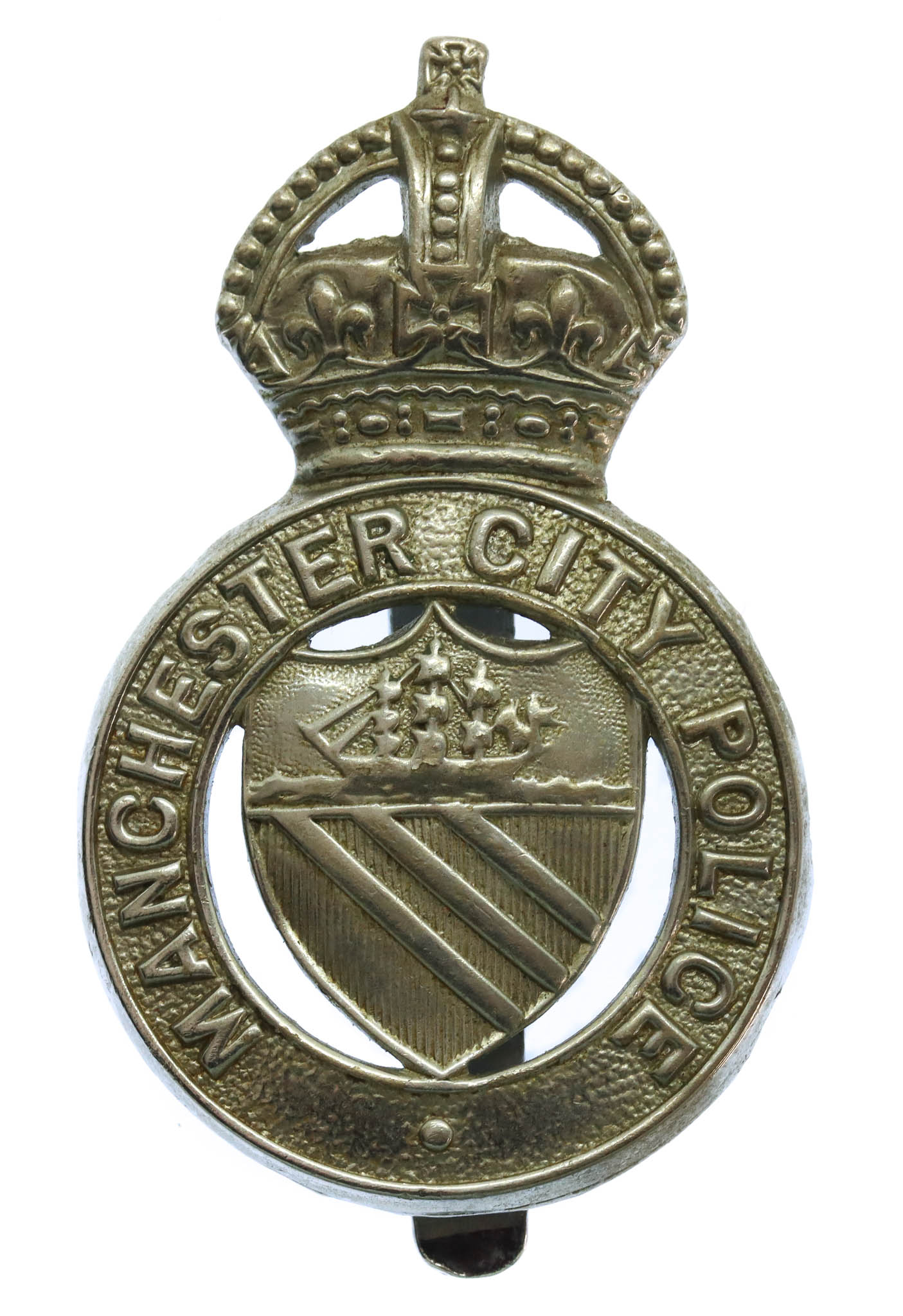 Manchester City Police Cap Badge - King's Crown