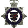 Avon & Somerset Constabulary Enamelled Star Cap Badge - Queen's Crown