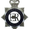 Nottinghamshire Police Enamelled Star Cap Badge - Queen's Crown