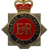 Greater Manchester Police Enamelled Star Cap Badge - Queen's Crown