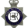 West Midlands Police Senior Officer's Enamelled Cap Badge - Queen's Crown