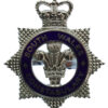South Wales Constabulary Senior Officer's Enamelled Cap Badge - Queen's Crown