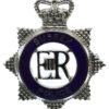 Sussex Police Senior Officer's Enamelled Cap Badge - Queen's Crown