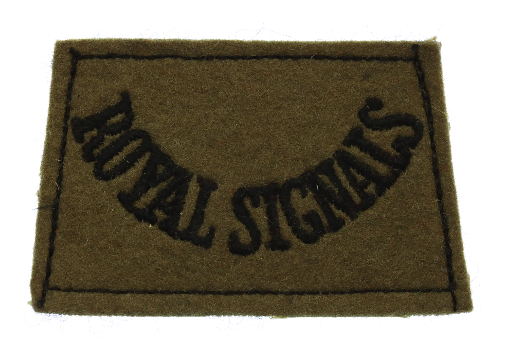 Royal Signals (ROYAL SIGNALS) Cloth Slip On Shoulder Title