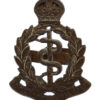 Royal Army Medical Corps (R.A.M.C.) Officer's Service Dress Cap Badge - King's Crown
