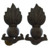 Pair of Royal New Zealand Artillery Collar Badges