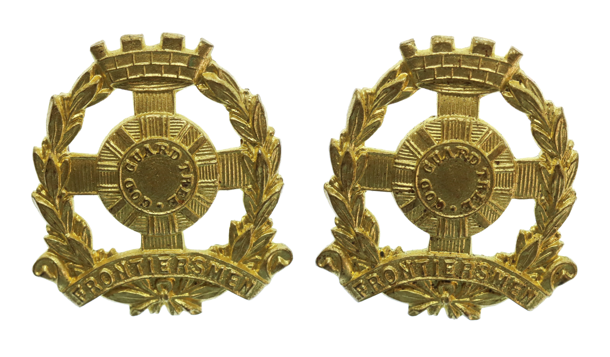 Pair of Legion of Frontiersmen Collar Badges