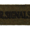 Royal Signals (R. SIGNALS) Cloth Slip On Shoulder Title