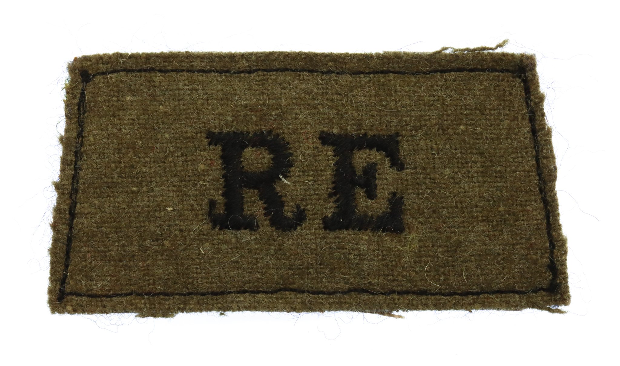 Royal Engineers (R.E.) Cloth Slip On Shoulder Title