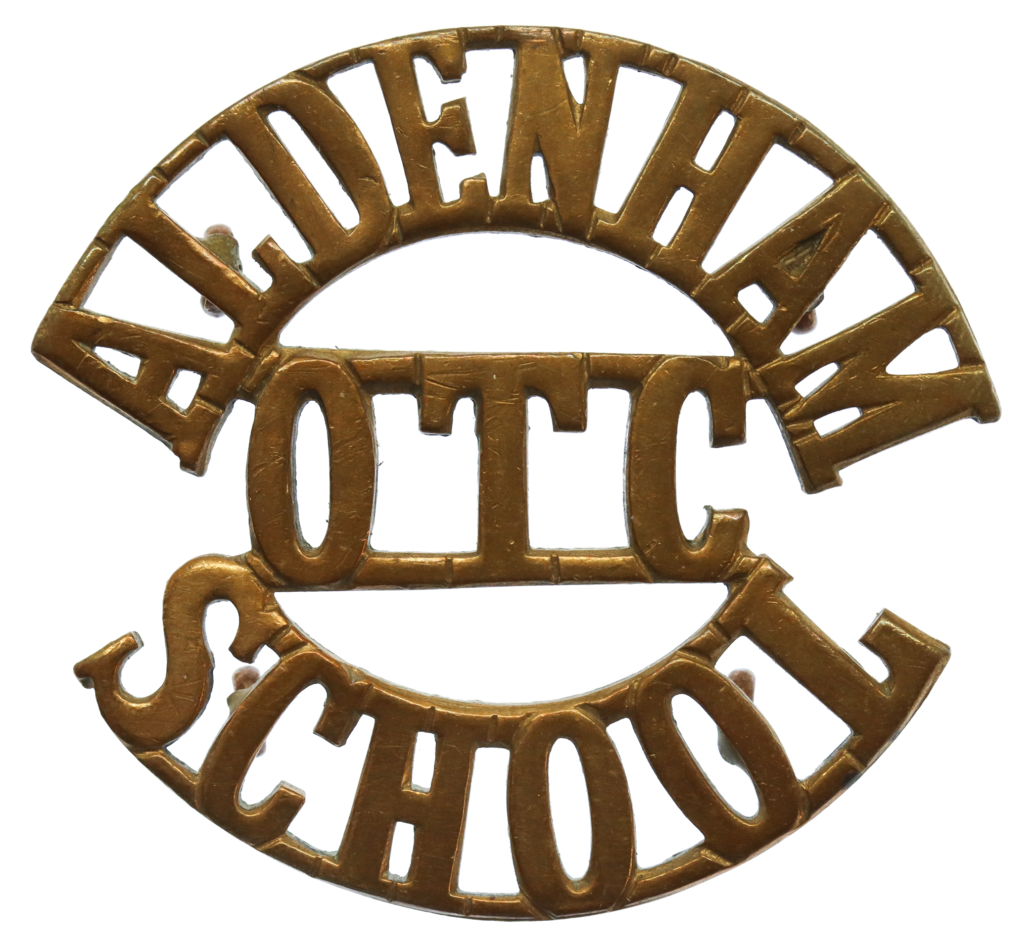 Aldenham School O.T.C. (ALDENHAM/O.T.C./SCHOOL) Shoulder Title