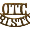 Bristol Grammar School O.T.C. (O.T.C./BRISTOL) Shoulder Title