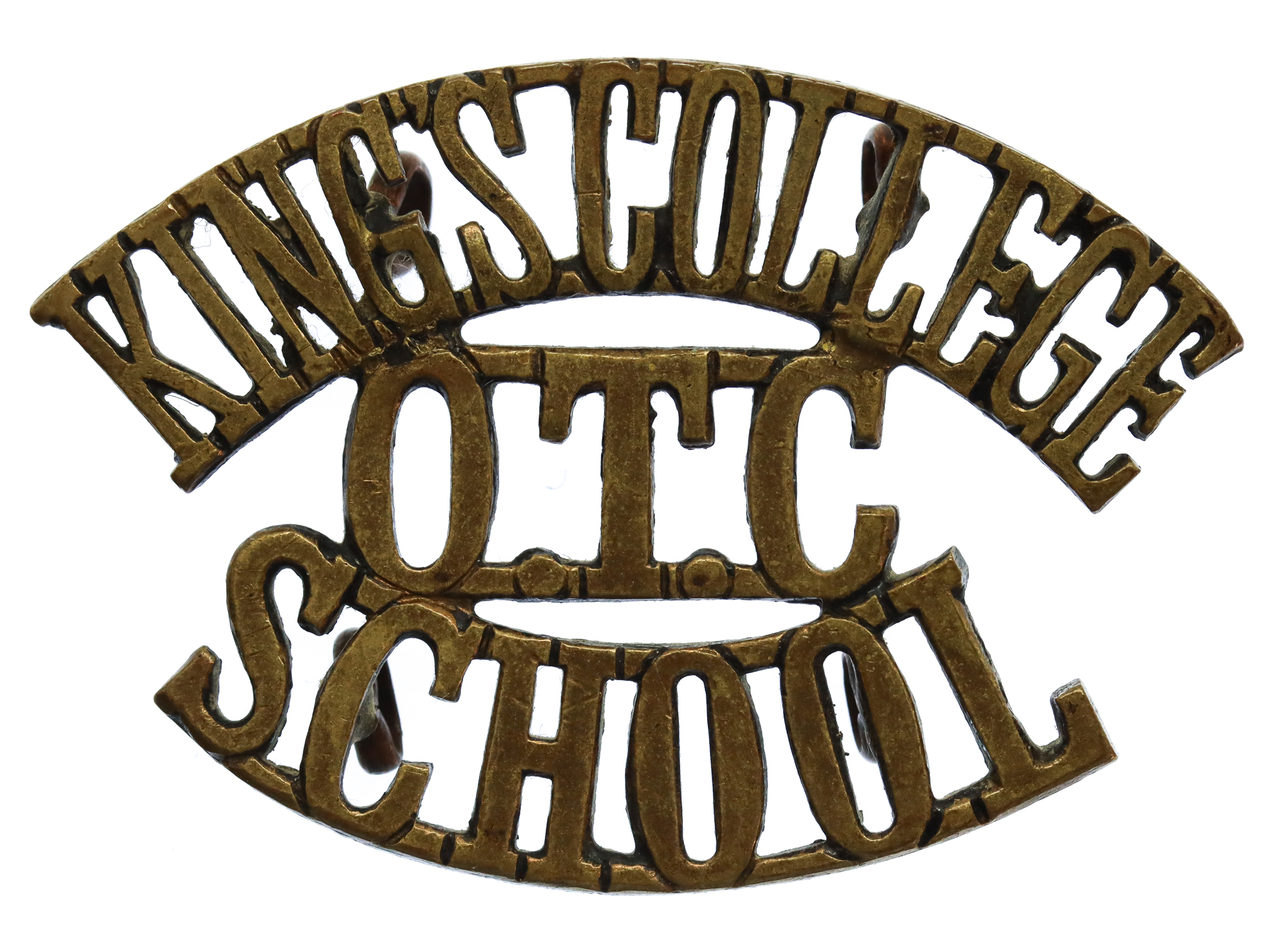 King's College School, Wimbledon O.T.C. (KING'S COLLEGE/O.T.C./SCHOOL) Shoulder Title